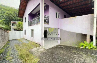 Casa com 2 dormitórios para alugar, 81 m² por r$ 1.450/mês - ponta aguda - blumenau/sc
