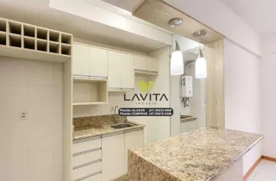 Apartamento com 1 dormitório para alugar, 50 m² por r$ 1.800/mês - victor konder - blumenau/sc