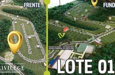 Terreno á venda com 398,74m², lote 19 - no condomínio fechado paysage privilege - bairro ponta aguda - blumenau sc | la vita imóveis