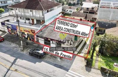 Casa residencial ou comercial com 3 dormitórios à venda, 400 m² por r$ 1.550.000 - vila nova - blumenau/sc