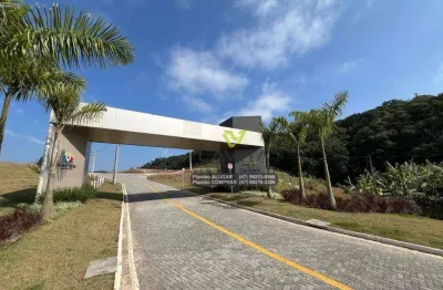 Terreno a venda com 360m² no loteamento cercado vale das figueiras - bairro figueira - gaspar sc | la vita imóveis