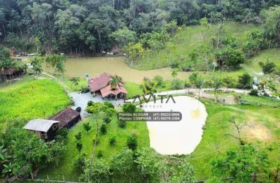 Sítio com 3 dormitórios à venda, 67.000 m² por r$ 1.000.000 - patrimônio - massaranduba/sc | la vita imóveis