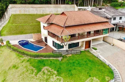 Casa com 3 dormitórios, sendo 2 suítes à venda, 358,26m² por r$ 2.300.000 - itoupava norte - blumenau/sc | la vita imóveis