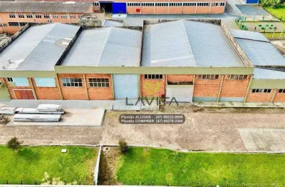 Extenso galpão no bairro itoupavazinha em blumenau com 4900 m² com fácil acesso a br 470