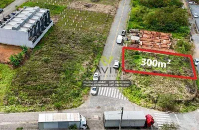 Terreno à venda com 300m² localizado no bairro belchior central - loteamento terras do vale - gaspar sc | la vita imóveis