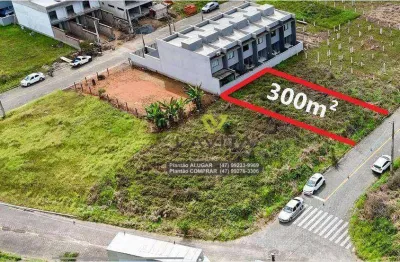 Terreno à venda com 300m² localizado no bairro belchior central - loteamento terras do vale - gaspar sc | la vita imóveis