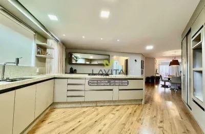 Apartamento com 3 dormitórios à venda, 153 m² por r$ 1.350.000 - vila nova - blumenau/sc | la vita imóveis