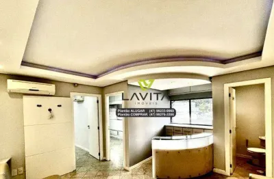 Sala para alugar, 80 m² por r$ 1500/mês - ribeirão fresco - blumenau/sc