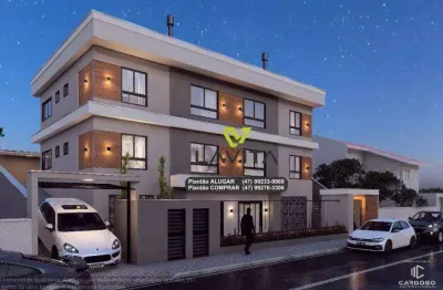 Apartamento com 2 dormitórios à venda, 64 m² por r$ 399.000,00 - santa terezinha - gaspar/sc