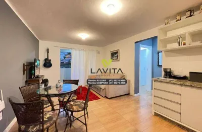 Apartamento com 2 dormitórios para alugar, 74 m² por r$ 3.600,00/mês - centro - blumenau/sc