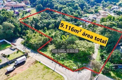 Terreno com 9.116m² residencial ou comercial à venda – itoupava norte, blumenau/sc | la vita imóveis