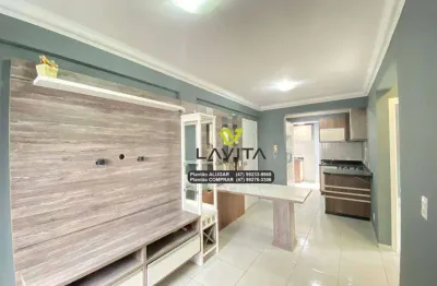 Apartamento semimobiliado a venda com 2 dormitórios - bairro itoupava central - res. flor de liz - blumenau sc