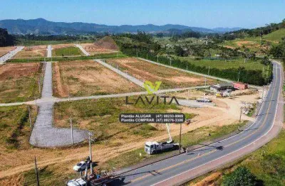Terreno à venda, 503 m² por r$ 330.000 - poço grande - gaspar/sc | la vita imóveis