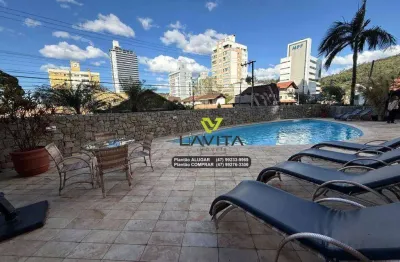 Apartamento com 3 dormitórios à venda, 110 m² por r$ 1.400.000 - velha - blumenau/sc