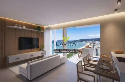 Apartamento 2 suítes à venda, 79,80m² por r$ 1.300.000,00 bal. piçarras/sc