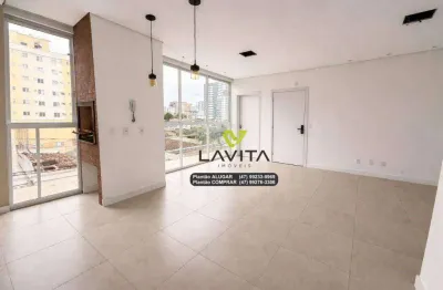 Apartamento com 02 suítes à venda, 75 m² por r$ 530.000 - velha - blumenau/sc