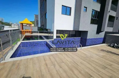 Apartamento novo em andar alto com uma vista incrível do bairro no edifício residencial owen no bairro escola agrícola em blumenau semi mobiliado