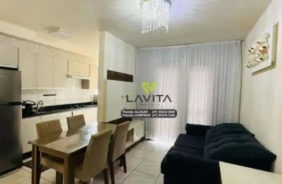 Apartamento totalmente mobiliado no reidencial retiro dos caçadores no bairro da velha central em blumenau por apenas r$ 2.250,00