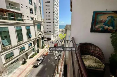 Apartamento com 2 dormitórios à venda, 118 m² por r$ 1.450.000,00 - centro - balneário camboriú/sc