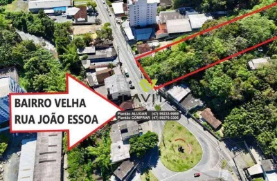 Terreno comercial ou residencial à venda com 9.370m²  por r$ 1.300.000 - bairro velha - blumenau sc