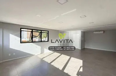 Sala para alugar, 56 m² por r$ 2.300/mês - vila nova - blumenau/sc