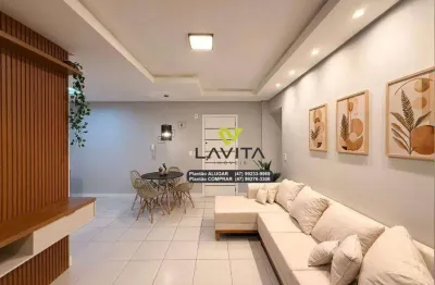Apartamento com 2 dormitórios à venda, 64 m² por r$ 399.000,00 - fortaleza - blumenau/sc