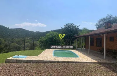 Sítio com piscina em rio dos cedros no loteamento artur cristelli por apenas r$ 630.000,00