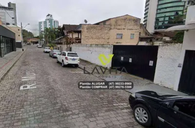 Terreno na rua murici, bairro garcia em blumenau com 662,35m2 próximo ao hospital santa catarina