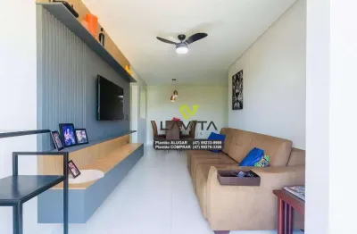 Apartamento com 3 dormitórios à venda, 86 m² por r$ 510.000,00 - salto weissbach - blumenau/sc