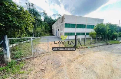 Galpão para alugar, 700 m² por r$ 9.000/mês - salto - blumenau/sc