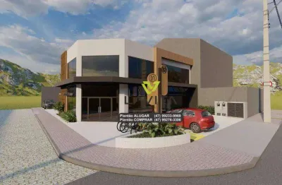 Prédio para alugar, 281 m² por r$ 14.000/mês - vorstadt - blumenau/sc