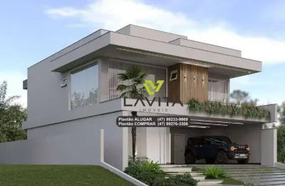 Casa com 3 suítes à venda, 283 m² por r$ 2.579.000,00 - ponta aguda - blumenau/sc | la vita imóveis