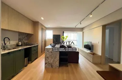 Apartamento com 2 dormitórios para alugar, 66 m² por r$ 3.300,00/mês - escola agrícola - blumenau/sc