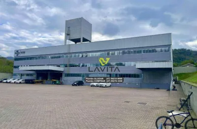 Galpão para alugar, 1033 m² por r$ 20.700/mês - passo manso - blumenau/sc