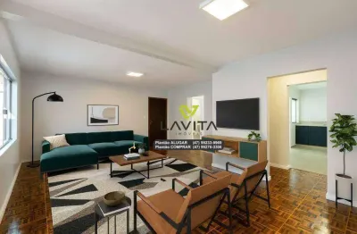Apartamento com 3 dormitórios à venda, 154 m² por r$ 740.000,00 - ponta aguda - blumenau/sc