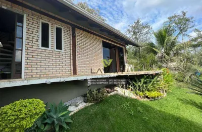 Casa semimobiliada com 4 dormitórios à venda, 276 m² por r$ 750.000 - santa terezinha - gaspar/sc