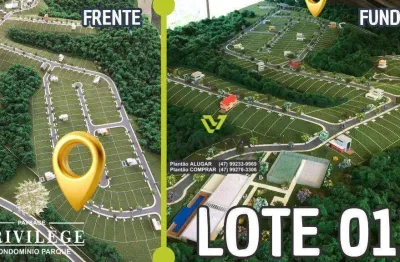 Terreno à venda, 385 m² por r$ 295.000,00 - ponta aguda - blumenau/sc