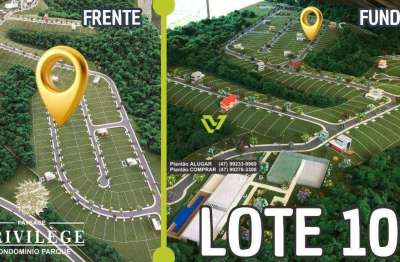 Terreno, lote á venda no condomínio fechado paysage privilege - 359,37m² - bairro ponta aguda - blumenau sc | la vita imóveis
