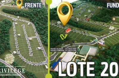 Terreno à venda, 375 m² por r$ 381.600,00 - ponta aguda - blumenau/sc