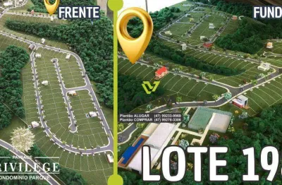 Terreno à venda, 375 m² por r$ 290.000,00 - ponta aguda - blumenau/sc