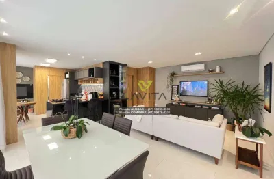 Apartamento com 3 dormitórios à venda, 108 m² por r$ 800.000,00 - velha - blumenau/sc