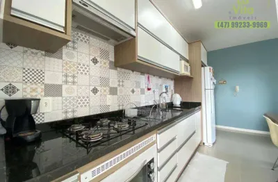 Apartamento com 2 dormitórios mobiliado à venda no residencial blumengartens – bairro passo manso blumenau sc