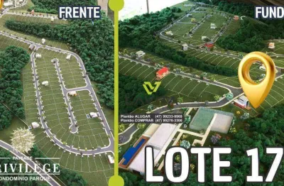 Terreno à venda, 375 m² por r$ 447.000,00 - ponta aguda - blumenau/sc