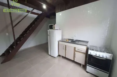 Apartamento com 1 dormitório para alugar, 34 m² por r$ 1.100,02/mês - ponta aguda - blumenau/sc
