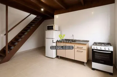 Apartamento com 1 dormitório para alugar, 34 m² por r$ 1.100,02/mês - ponta aguda - blumenau/sc