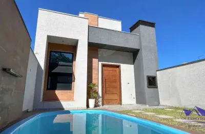 Casa com 3 dormitórios e piscina balneário nereidas