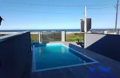 Sobrado de luxo frente para o mar , avenida  brejatuba,  guaratuba