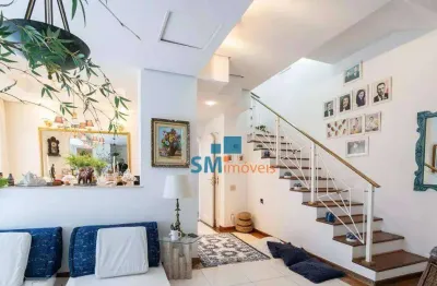 Cobertura com 3 dormitórios à venda, 177 m² por r$ 2.000.000,00 - moema - são paulo/sp