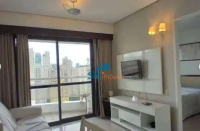 Apartamento com 1 dormitório à venda, 34 m² por r$ 600.000,00 - moema - são paulo/sp
