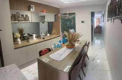 Sobrado encantador com 3 dormitórios mobiliados à venda, 180 m² por r$ 800.000 - vila nhocune - são paulo/sp